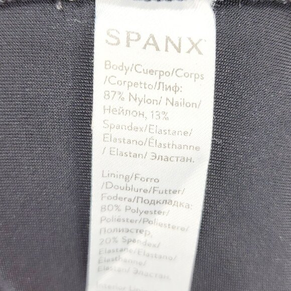Spanx Faux Leather Leggings High Rise Compression Black Full Length Size M - Picture 4 of 10